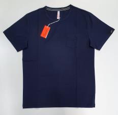 SUN 68 TSHIRT UOMO ROUND SOLID NAVY BLUE