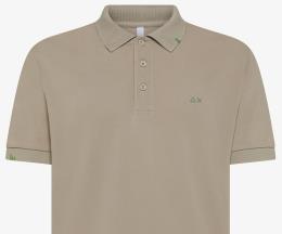 SUN68 POLO MAN VINTAGE S-S BEGIE