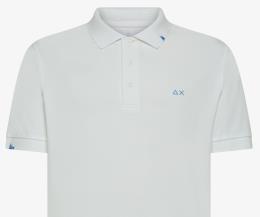 SUN68 POLO MAN VINTAGE S-S BIANCO PANNA