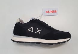 SUN68 SNEAKERS UOMO TOM SOLID NYLON NERO