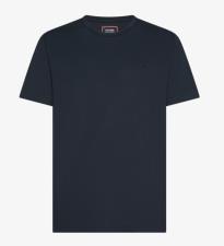 SUN68 T-shirt uomo in piquet stretch blu navy