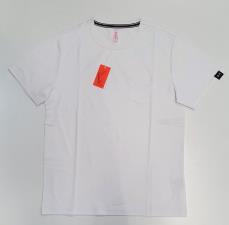 SUN68 TSHIRT UOMO ROUND SOLID BIANCO
