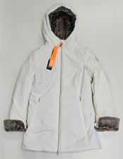 SUNS BOARDS GIUBBINO DONNA MARMOLADA FUR CON CAPPUCCIO BIANCO