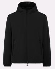 SUNS GIACCA uomo Delhi midi reversibile con cappuccio BLACK BLACK