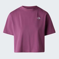 THE NORTH FACE T-shirt Evolution Simple Dome Cropped Relaxed da donna PRUGNA