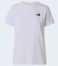 THE NORTH FACE T-shirt Evolution Simple Dome Slim da donna WHITE