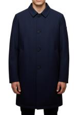 UPTOBE HERCULES Trench con staccabile non portabile NAVY