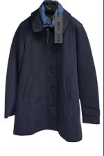 UPTOBE Illustrate W Trench con giacca interna staccabile BLU