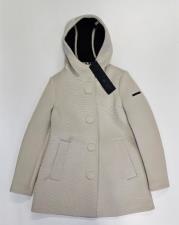 UPTOBE MOOD CAPPOTTO Caban con cappuccio in Neoprene BEGIE
