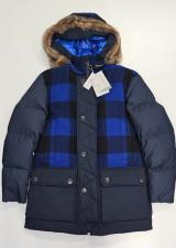 WOOLRICH  BUFFALO WOOL PARKA UOMO BLU