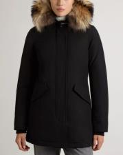 WOOLRICH Arctic Parka DONNA in Urban Touch con pelliccia removibile BLACK
