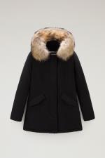 WOOLRICH DONNA ARCTIC RACCOON PARKA BLACK