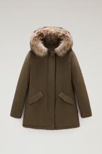 WOOLRICH DONNA ARCTIC RACCOON PARKA DARK GREEN