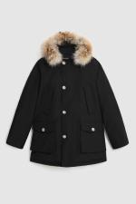 WOOLRICH UOMO ARCTIC DETACHABLE FUR PARKA CON PELLICCIA REMOVIBILE NERO
